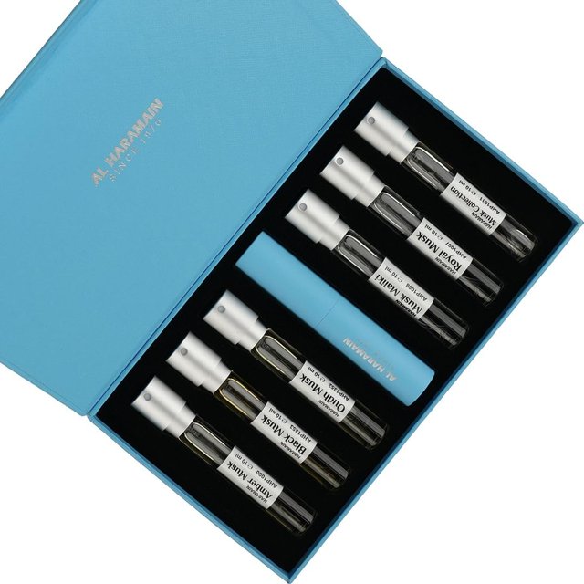 Al Haramain Discovery Collection - Musk Series for Unisex 6 Pc Mini Gift Set