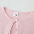 thumbnail image 4 of RXIRUCGD Veste Décontractée à Capuche pour Enfants avec Nœud, Boutons, Perforation, Col Rond, Manches Longues (Rose, Taille : 8-9 Ans), 4 of 8