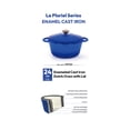 thumbnail image 3 of 3.5 Litre Cocotte en fonte Kitchen Star 24 cm, bleu, 3 of 6