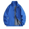 thumbnail image 1 of Imperméable pour Femme, Coupe-Vent pour Tenues de Randonnée, Manteau Décontracté d'Extérieur à Manches Longues, 1 of 2