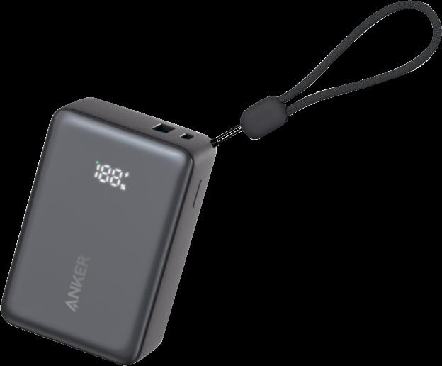Anker ZOLO Batterie externe, 5,000 mAh, avec 1 port USB-C et 1 port USB-A pour une charge jusqu'à 15W