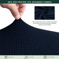 thumbnail image 3 of CHUN YI 1 Piece Cushion Cover Spandex Stretch Textured Grid Box Cushion Seat Slipcover, 3 of 6