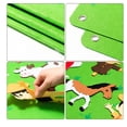 thumbnail image 3 of Felt Board Story Set Animals Story Toys   Figures Teaching Wall Flannel Board Early Learning Interactive Play Kit   Wall Hanging Gift For Toddlers AMERTEER, 3 of 7