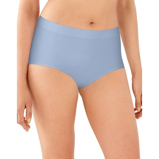 Bali Womens One Smooth U All Around Smoothing Brief, 9, Blue Flight