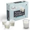thumbnail image 1 of Hyoola Bougies Votives Blanches en Verre - Lot de 12 Bougies Votives - Durée de Combustion de 12 Heures - Bougies Votives Non Parfumées - Bougies Votives en Verre, 1 of 7