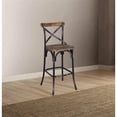 thumbnail image 2 of ACME Zaire Bar Stool in Walnut and Antique Black, 2 of 2