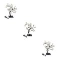 thumbnail image 1 of Maytalsory Color Changing Lighted Rose Lamp Remote Control Energy Saving Artificial Bonsai Tree Lights Gift For Any Occasion white black rod 3Set, 1 of 6