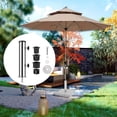 thumbnail image 3 of Base de Parapluie Support Tube de Remplacement Parasol en Acier pour Docks Parasol de Patio Balcon Extérieur, 3 of 9