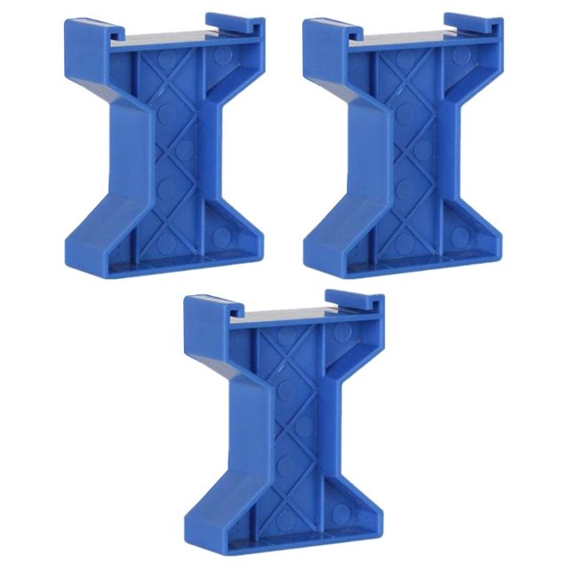 3 Pack Pont de Piers Accessoires de Rail Style A Bleu