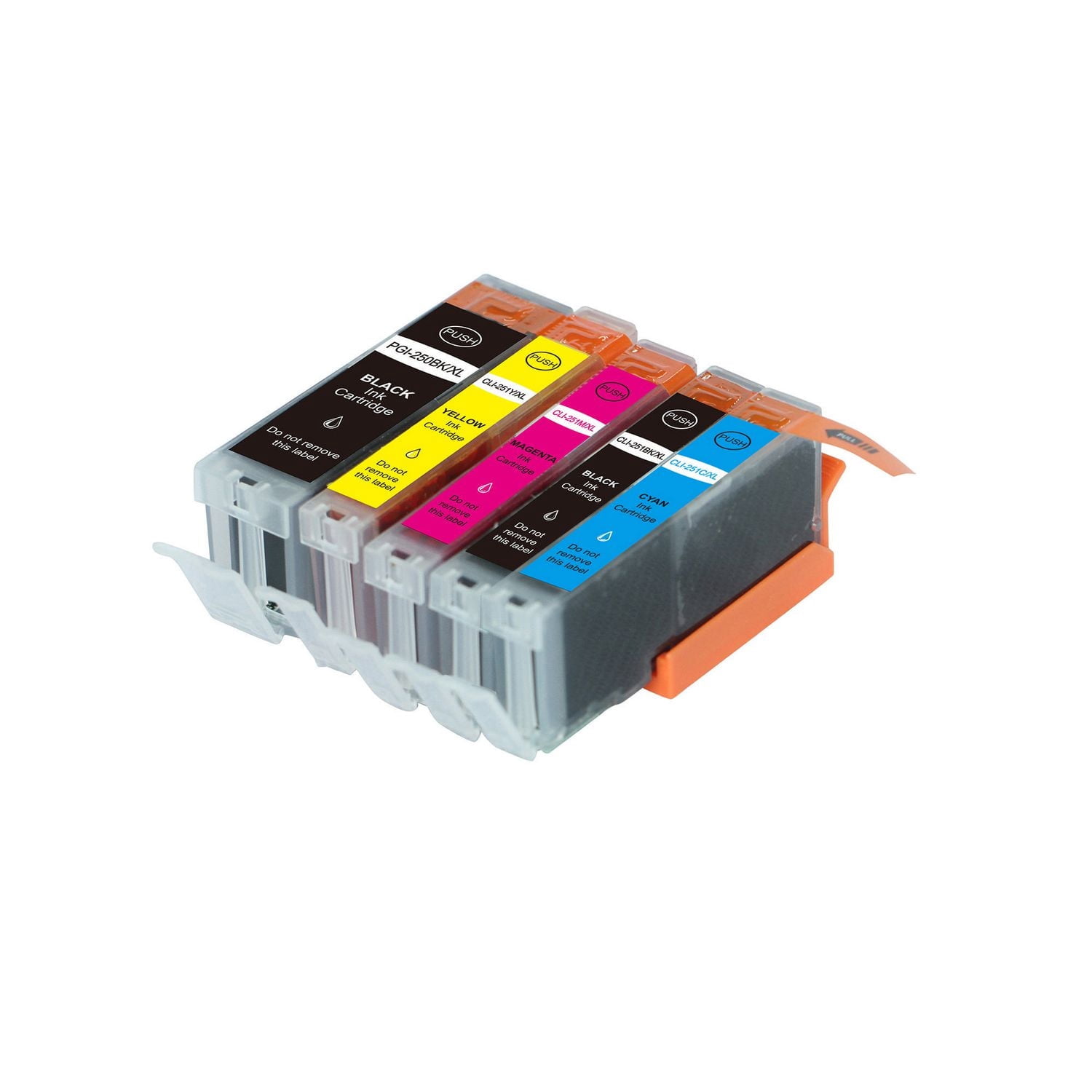 L-ink PGI-250XL / CLI-251XL Ensemble de Cartouches à Jet d'encres Compatibles (N x2, C, G, M, J) (PGI250 / CLI251)