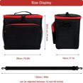 thumbnail image 3 of YOPTOP Large Insulated Lunch Bag 10L Reusable Leakproof Lunch Box for Adult Men Women  Lunch Bag,black, 3 of 6