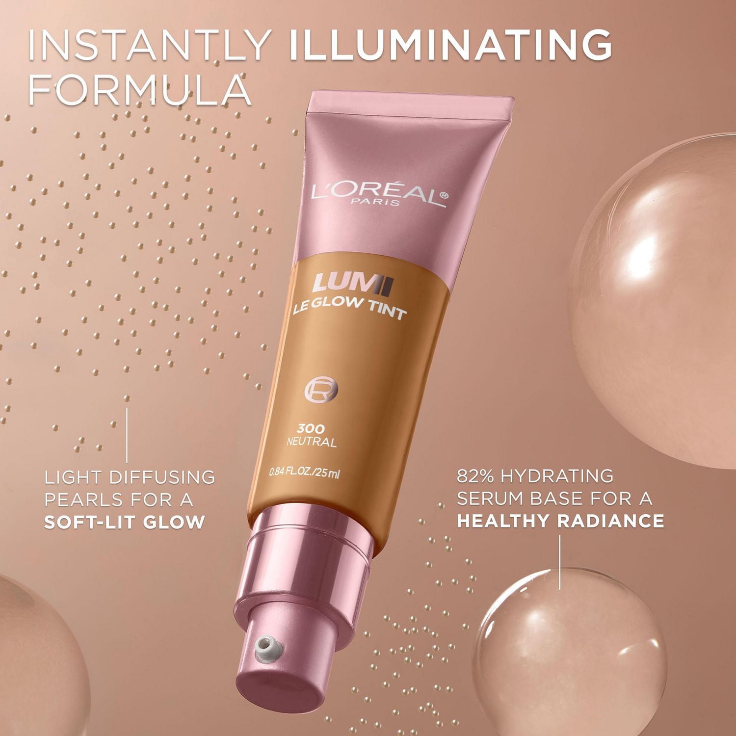 L'Oréal Paris Lumi Le Glow Tint, Skin Tint Foundation