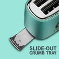 thumbnail image 3 of Sencor STS-6051GR 2-Slice Premium Metallic Toaster with Digital Button and Toaster Rack (Green), 3 of 4