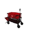 thumbnail image 4 of Chariot utilitaire pliable à deux étages Ozark Trail avec poignée d'extension, Rouge, 35" h, Polyester, 4 of 9