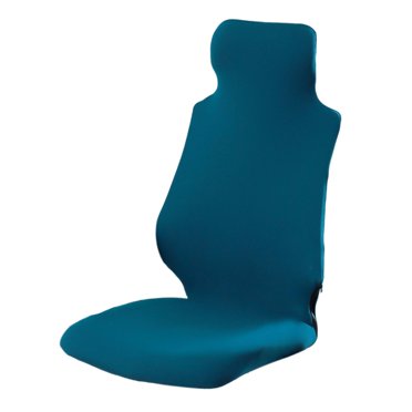 Rongfmy Housses de Chaise de Bureau Extensibles Lavables Amovibles Protecteur de Fauteuil Housses de Chaise d'Ordinateur Bleu
