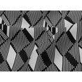 thumbnail image 4 of oneOone Viscose Jersey Fabric Parallelogram & Triangle Geometric Print Fabric By The Yard 60 Inch Wide, 4 of 4