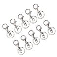 thumbnail image 2 of Maytalsory 10pcs Metal Carabiners Lobster Claw For Keychain - Strong And Functional Accessories For Easy Key WhiteK lobster +spla 1Set, 2 of 6