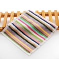 thumbnail image 4 of Leojiow 2Pcs " Striped Handkerchief & Towel Set – Versatile Purpose Cloths For Kids Tea Service Bar Countertops Or Daily Cleaning – Absorbent Soft And Stylish For Home & On The Table Use" 30X30Cm, 4 of 6