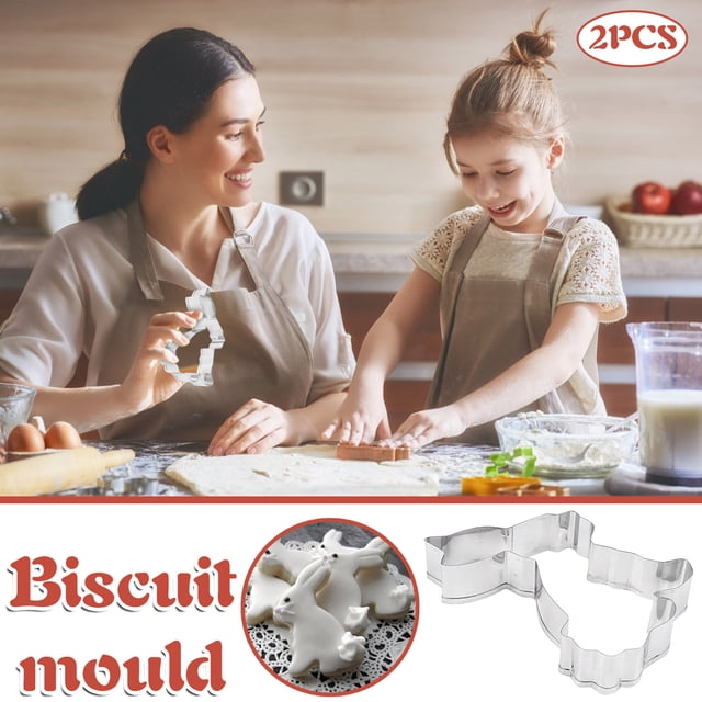 Yhmxh Kitchen Gadgets Kitchen Essentials 2PCS Stainless Steel Die-cutting Soft Candy Kitchen Accessories Kitchen Aid Attachments for Home Kitchen Holidays