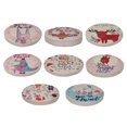 thumbnail image 3 of Abbracc Coussin de Siège tatami en Éponge 1 Pce polyester Dessin Animé Cercle Rond Lapin A, 3 of 9