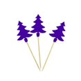 thumbnail image 3 of Darling Souvenir Christmas Tree Cupcake Toppers Dessert Decorations - Pack Of 20, 3 of 6