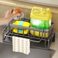 thumbnail image 4 of Staron Sponge Holder for Kitchen Sink, Kitchen Sink Caddy Kitchen Organizers, Kitchen Sink Organizer Storage Kitchen Sponge Holder, 4 of 7