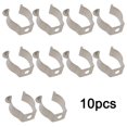 thumbnail image 2 of 10Pcs Tools Spring Terry Clips Stainless Steel 6/10/12/16/19/25/28mm Garages Cabinets Tools Storage Narrow Base Tool Pipes Clamp 19mm, 2 of 9
