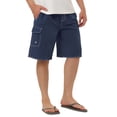 thumbnail image 4 of INSPIRE CHIC Men's Solid Board Shorts Quick Dry Swim Trunks with Elastic Waist & Drawstring 30 Dark Blue, 4 of 7