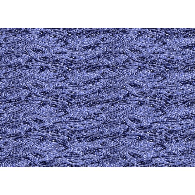 Ahgly Company Tapis d'Intérieur Lavables en Machine pour Rectangles de Transition Bleu Ciel, 7' x 9'