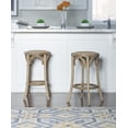 thumbnail image 4 of Tabouret de Comptoir Sans Dossier Whit Avec Assise en Rotin, Naturel, 4 of 4