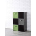 thumbnail image 3 of Mainstays 6-Cube Organizer, Espresso, 3 of 7