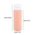 thumbnail image 3 of GFHFHITJ Plastics Bottle Travel Bottles Travel Size Leak Proof Refillable Bottles 50ml Squeezes Containers with Flip Caps for Lotion Shampoo Cosmetics Easy To Carry Fresh Color Matching, 3 of 6