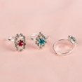 thumbnail image 3 of 36PCS Kids Ring Set Rhinestone Adjustable Finger Ring Dress up Ring for Party, 3 of 9