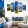 thumbnail image 1 of Crystal Clear Mountain Lake in Alps - Landscape Canvas Art Print, 1 of 3