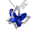 thumbnail image 2 of Jusqu'à 65 % de Rabais sur les Colliers SMihono pour Femmes Collier Papillon en Cristal Multicolore Pendentif de Mode, 2 of 2