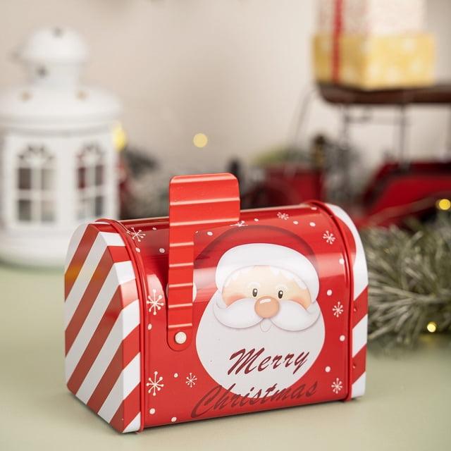 Chmadoxn Storage Trunks,Closet Organizers and Storage, Organization and Storage, Storage Bins, Storage Containers Christmas Mailbox Tin Box Makou Iron Email