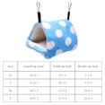 thumbnail image 4 of Easy To Hang Small Pet ,  Hammock Small Pet Sleeping Bed, For Hamster Pets Blue And White Dot, 4 of 8