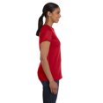 thumbnail image 3 of Hanes ComfortSoft T-Shirt à Col Ras du Cou en Jersey Coupe Décontractée pour Femmes, TG, Rouge Foncé, 3 of 3