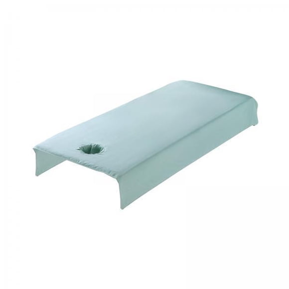 Shangren 2xSPA Massage Bed Cover Sheet Protector with Face Hole 80x200cm Machine Wash Green 2 Pcs