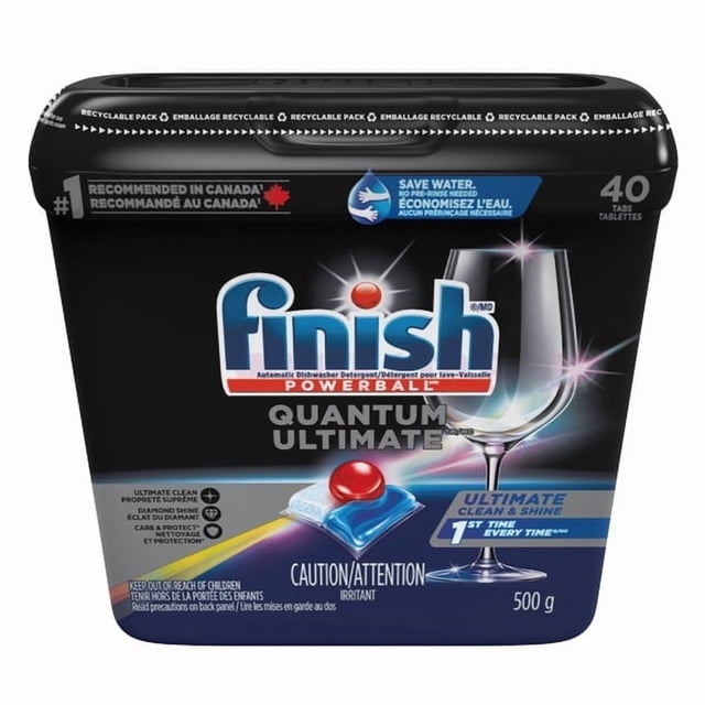 Finish Dishwasher Detergent Pods, Quantum Ultimate, Fresh,