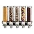 thumbnail image 2 of Rosseto EZ527 Cinq Récipient Crème Glacée Topping Bonbons Mural Mount Distributeur - 1,3 Gallon Unité, 2 of 4
