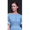 thumbnail image 2 of Bimba Robe Longue pour Femmes en Rayonne Ombrée Teinture sur Nœuds Boho Plage Cocktail Fête Maxi Fendue - Grande, 2 of 6