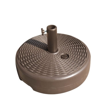 Base à remplir pour parasol de 7.5 pieds pour poteau de 1.5 à 1.9 pouces de diamètre avec tige de support en acier