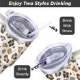 thumbnail image 4 of Gobelet 40 Oz avec Poignée et Paille Isolé Double Paroi en Acier Inoxydable Tasse de Voyage Boîte Cadeau Gobelet Réutilisable Tasse de Café de Voyage pour Bureau Tasse de Bière Isolée Portable pour Boissons Chaudes et Froides, 4 of 5