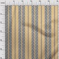 thumbnail image 2 of oneOone Georgette Viscose Fabric Stripe & Herringbone Geometric Print Fabric By Yard 42 Inch Wide, 2 of 4