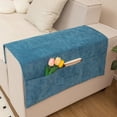 thumbnail image 3 of Living Room Chairs Couch Arm Covers,Pet Armchair Slipcover for Couch with 3 Pockets for Tv Remote Control，Non-Slip Sofa Arm Covers Washable Sofa Armrests Covers for Living Room, 3 of 7