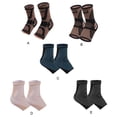 thumbnail image 3 of Ankles Brace Sweat-absorbing Nonslip Sports Sock Elastic Breathable Compression Protective Unisex Gym Injury Recovery Support Stripe L, 3 of 9