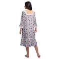 thumbnail image 3 of Moomaya Chemise de Nuit Évasée en Coton pour Femmes, 3 of 6