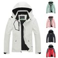thumbnail image 3 of EQWLJWE Manteau de Pluie Imperméable pour Femmes avec Capuche Léger Couple Printemps Automne Imperméable à Capuche pour Randonnée Voyage Plein Air avec Poche Zippée Ensemble de Cyclisme Manteaux d'Hiver pour Femmes 2023, 3 of 3