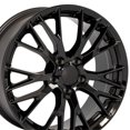 thumbnail image 1 of 19 Pouces Réplique CV22 Compatible Chevrolet Corvette C7 Z06 19x8.5 Noir, 1 of 4